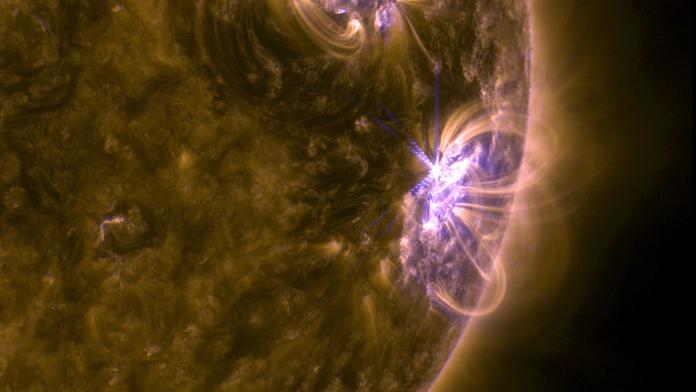 Šestá masivní erupce na Slunci: Všechny šly ze stejného místa
