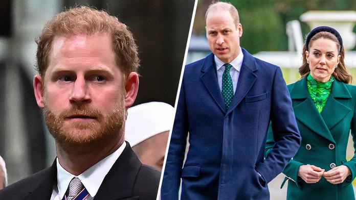Princ Harry, princ William a princezna Kate