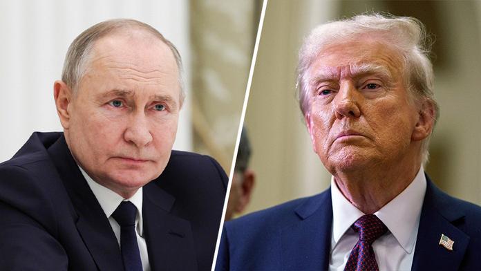 Vladimir Putin a Donald Trump
