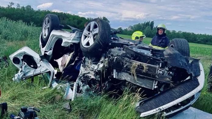 Dopravní nehoda v obci Chotín v okrese Komárno