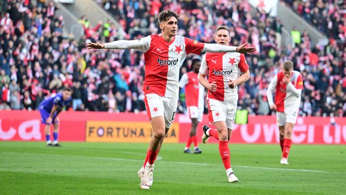 Mojmír Chytil slaví gól proti Pardubicím