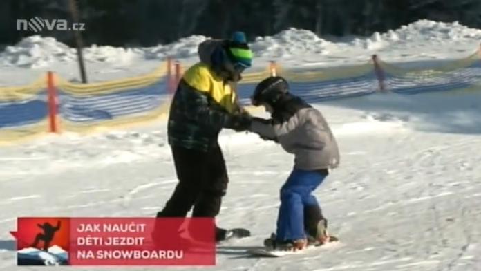 Zimní speciál: Jak naučit děti na snowboardu?