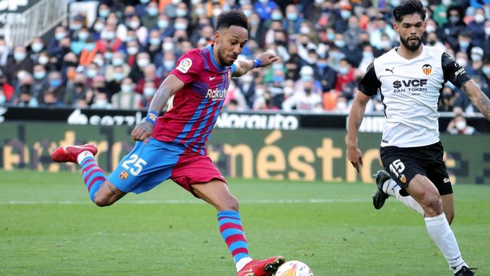 Aubameyang se hattrickem za Barcelonu nesmazatelně zapsal do historie