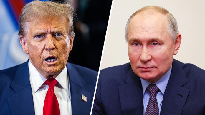 Donald Trump a Vladimir Putin