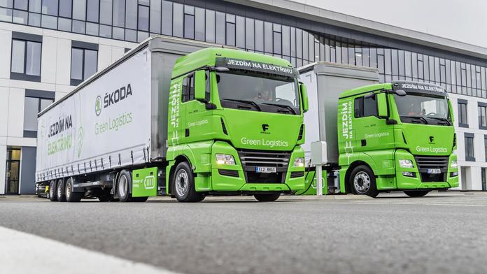 Škodovka testuje elektrické tahače. Vozí do automobilky náhradní díly