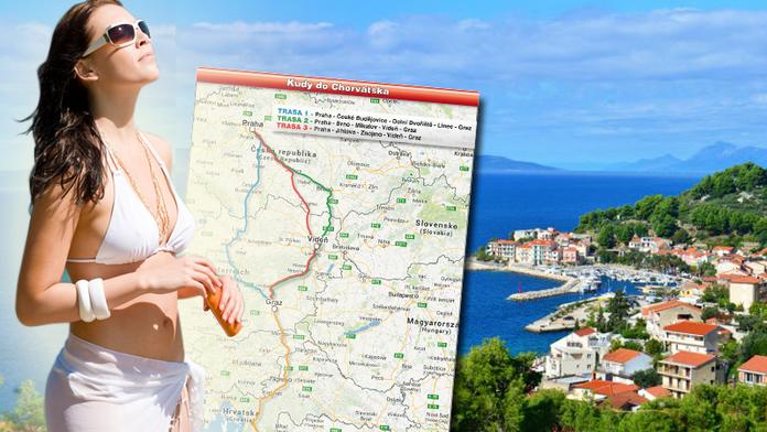 KUDY DO CHORVATSKA? Nejkratší, nejobvyklejší a střední trasa. Vyberte si