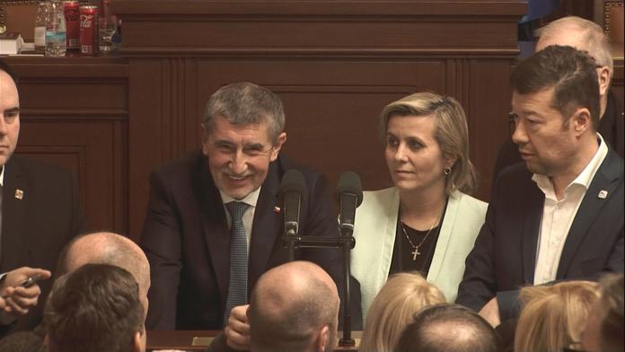 Andrej Babiš v Poslanecké sněmovně