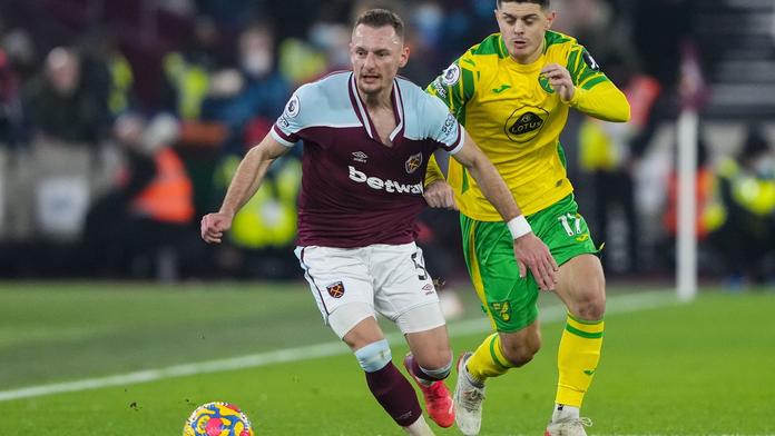 West Ham v novém roce stále neporažen. Souček sledoval utkání z domova