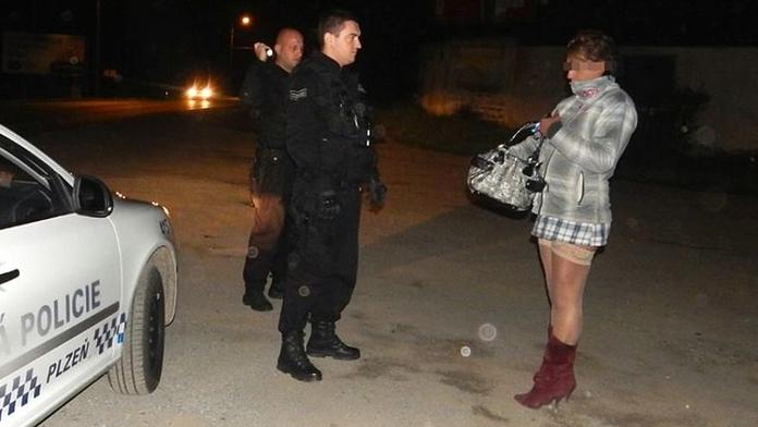 Plzeňští strážníci kontrolovali lehkou děvu, ta na ně vytáhla penis