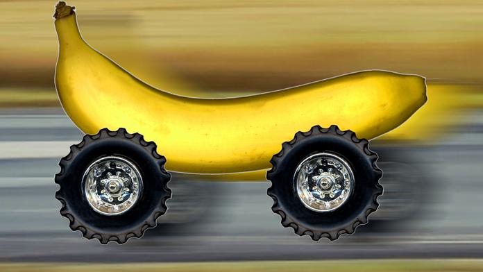 Banánová auta a motorky z ananasu