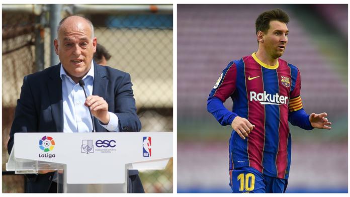 Šéf La Ligy varuje Barcu: Snižte platy, nebo zapomeňte na Messiho
