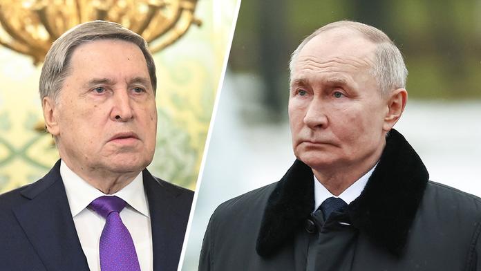 Jurij Ušakov a Vladimir Putin