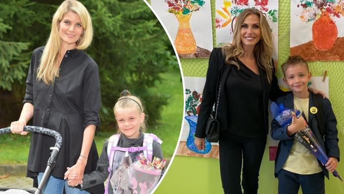 Vítová, Rolins i Hanychová. Celebrity doprovodily své děti do školy