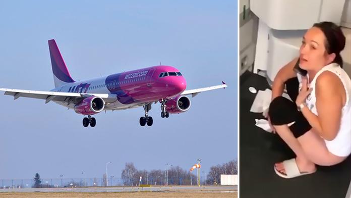 No fuj! Žena močila na podlahu v letadle, cestující byli zděšeni