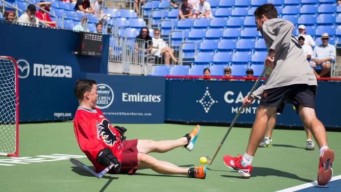 Tenis v Kanadě začala hokejovou exhibicí. Hráli Kvitová i Hudler