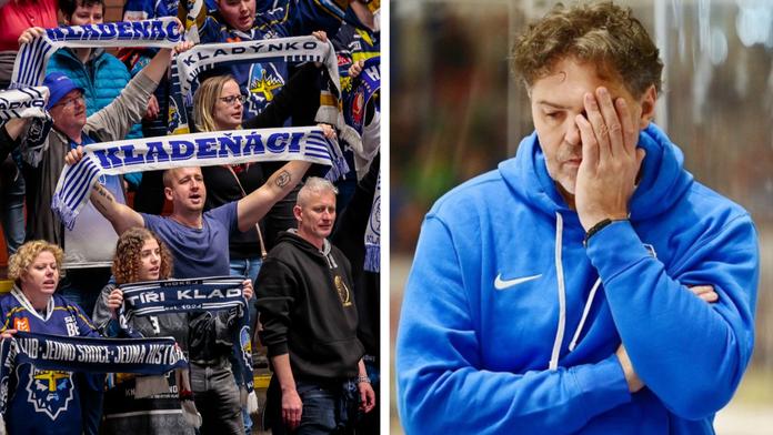 Kladno pod Jágrem? Je to tristní, zuří fanoušci. Během zápasu hráli badminton