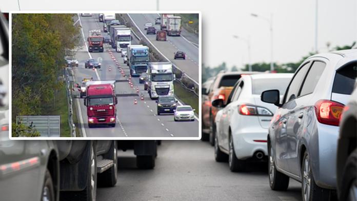Na D1 se náhle rozdrolila silnice. Kolony měřily až 11 kilometrů!