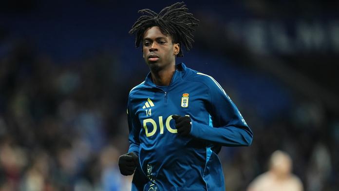 Ovie Ejaria v dresu Realu Oviedo