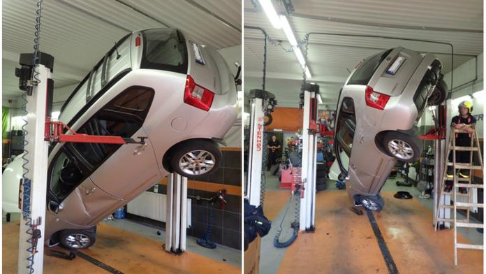 Dal auto do servisu. Podívejte se, co mu tam provedli! GALERIE