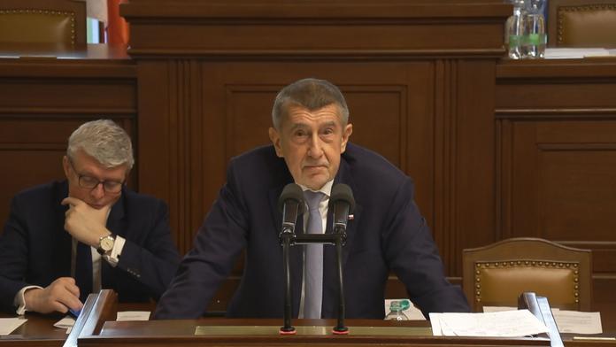 Andrej Babiš v Poslanecké sněmovně