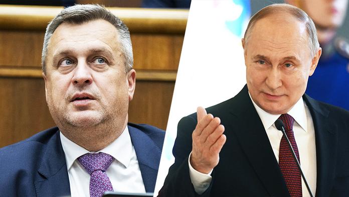 Andrej Danko a Vladimir Putin