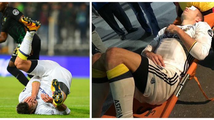 Krvavé zranění! Van Persie při zápase málem přišel o oko