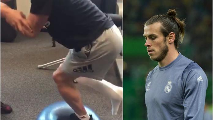Jde to i se zlomeninou! Gareth Bale dře dál v posilovně VIDEO