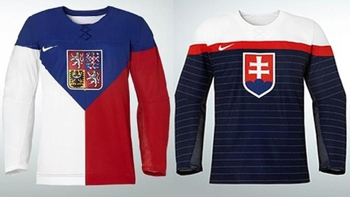 Které dresy jsou lepší? České s vlajkou nebo slovenské s hymnou? HLASUJTE!
