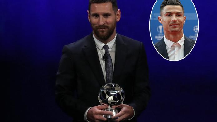 Messi si šel pro trofej a Ronaldo trucoval. Jeho kyselý obličej baví svět