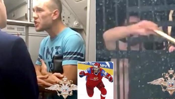 Hokejista Saprykin napadl letušku. Letadlo pak nouzově přistálo!