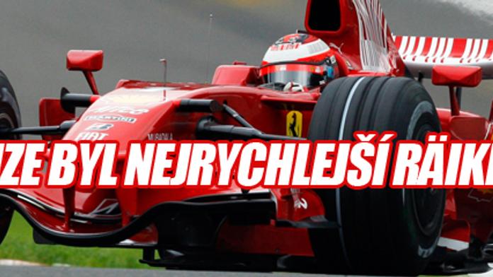 Monza vyplavena! V tréninku byl nejrychlejší Räikkönen