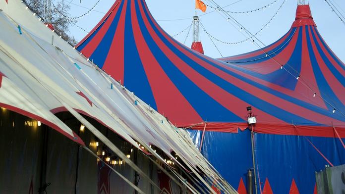Cirkus ilustrační