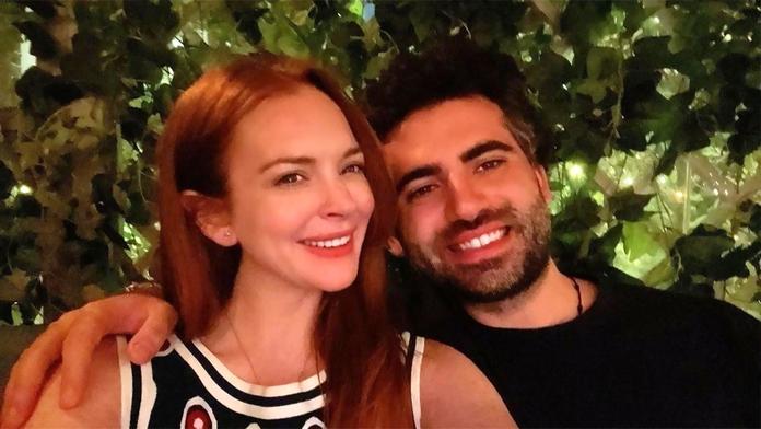 Lindsay Lohanová s manželem Baderem Shammasem