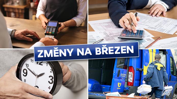 Cenění balíků, účtenky i změna času! Tohle bude od března jinak