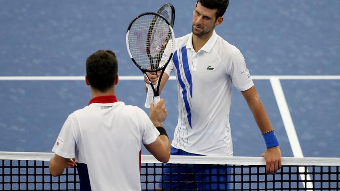 Nadržování Djokovičovi? Poražený soupeř si stěžuje na pořadatele