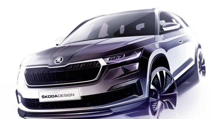 Jak bude vypadat Kodiaq po faceliftu. Škoda slibuje i technické vylepšení