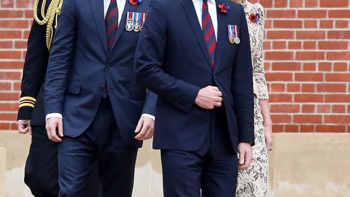 Princ William, Harry a vévodkyně Kate