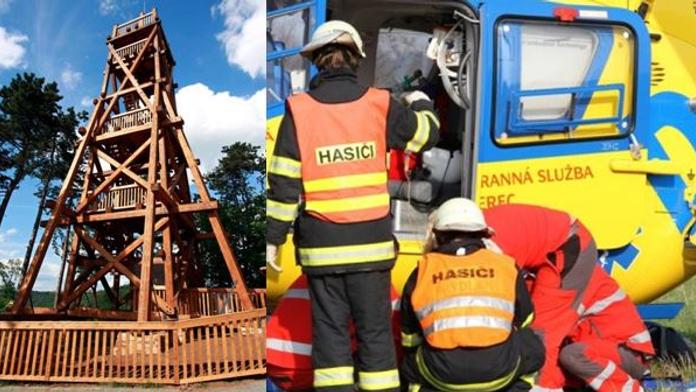 Žena spadla z rozhledny v zoo. Záchranáři obnovili srdeční funkci