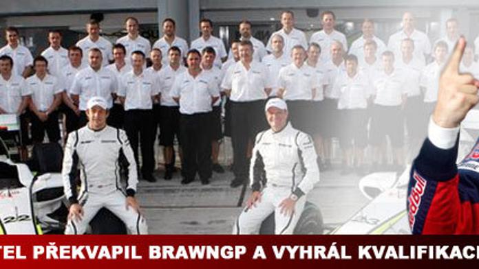 F1: Mladý Vettel překvapil BrawnGP a vyhrál kvalifikaci v Číně