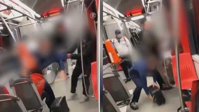 Drsná rvačka kvůli roušce! Cestující se pobili v pražské tramvaji. VIDEO