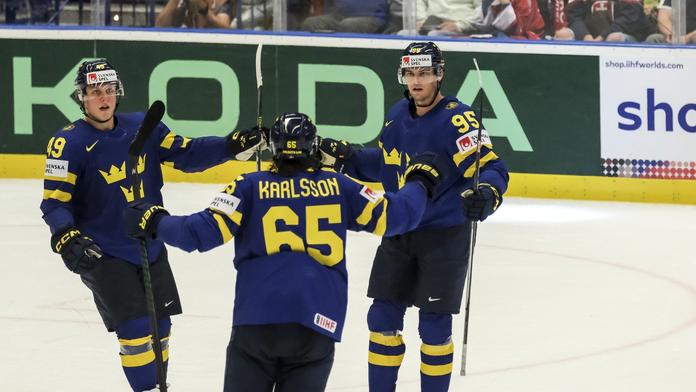Fabian Zetterlund, Erik Karlsson a André Burakovsky