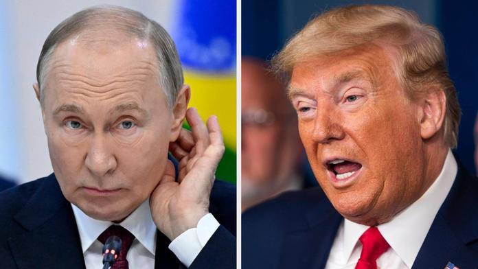 Vladimir Putin a Donald Trump