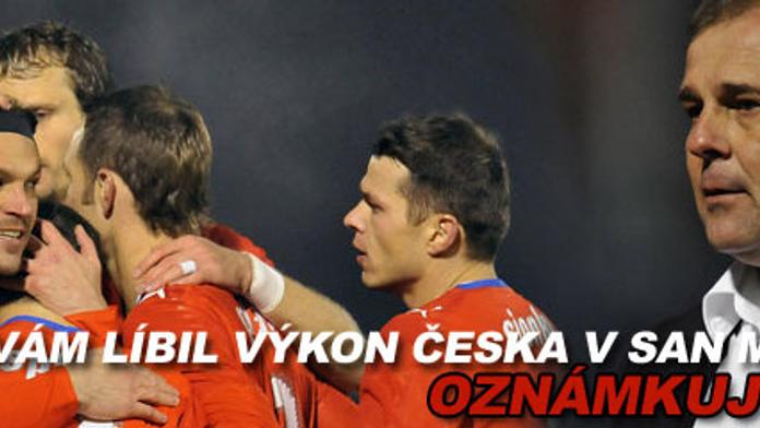 Jak se vám líbil výkon Česka v San Marinu? OZNÁMKUJTE HO