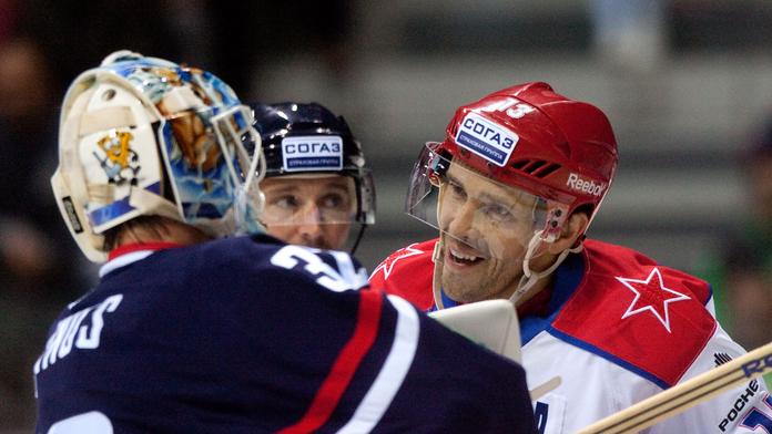 Dacjuk se loučil s KHL parádním samostatným nájezdem. Rozhodl zápas