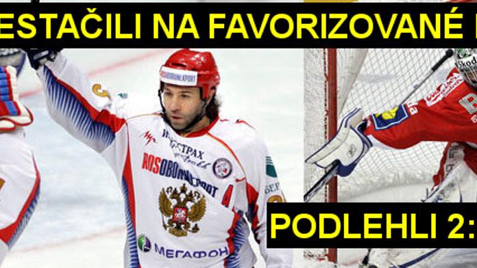 Channel One Cup: Češi nezvládli zápas s Ruskem a prohráli 2:5