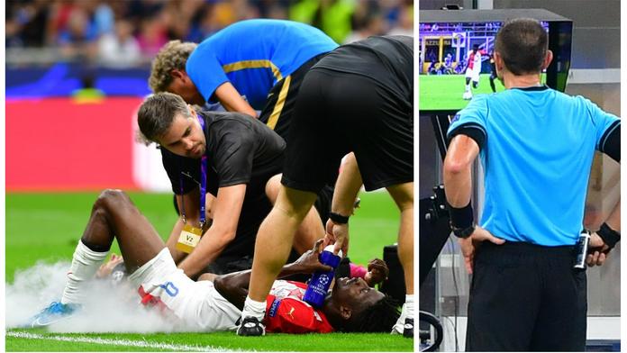 Osm minut nastavení pro Inter! Proč sudí Buquet přidal tolik času?
