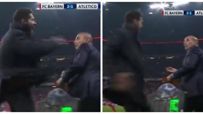 Šílený Simeone! V záchvatu vzteku ji v Lize mistrů natáhnul kolegovi