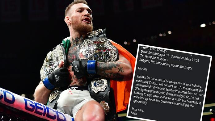 Moment kdy UFC odmítlo Conora McGregora. Soukromý mail zvěřejněn