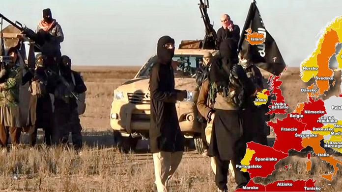 MAPA ISIS: Máme bojovníky i ve vaší zemi, hrozí Islámský stát