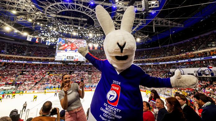 Maskot MS v hokeji 2024